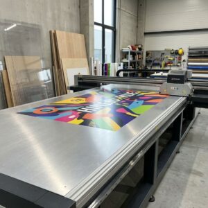 Alu-Verbund-Schild im Direktdruck