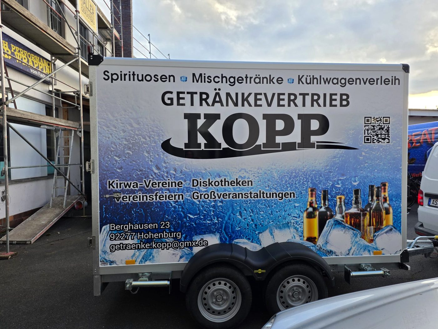 Kühlanhänger – Getränkevertrieb